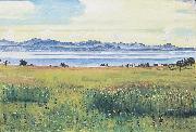 Der Genfersee von St Prex aus Ferdinand Hodler